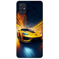 TPU чохол Demsky Yellow Porsche для Samsung Galaxy A51