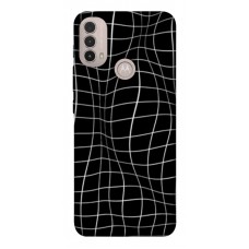 TPU чохол Demsky Warped grid для Motorola Moto E40