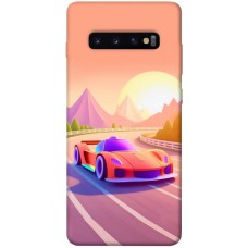 TPU чехол Demsky Машинка на заході сонця для Samsung Galaxy S10+