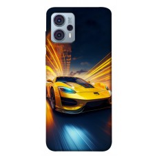 TPU чохол Demsky Yellow Porsche для Motorola Moto G23