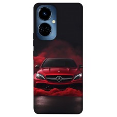 TPU чохол Demsky Red Mercedes для TECNO Camon 19 (CI6n) / 19 Pro (CI8n)