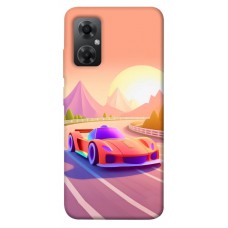 TPU чехол Demsky Машинка на заході сонця для Xiaomi Redmi Note 11R