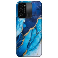 TPU чохол Demsky Blue marble для TECNO Spark 8C