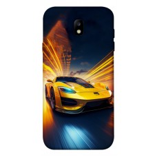 TPU чохол Demsky Yellow Porsche для Samsung J730 Galaxy J7 (2017)