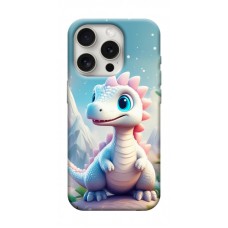 TPU чохол Demsky Білий дракоша для Apple iPhone 16 Pro Max (6.9")