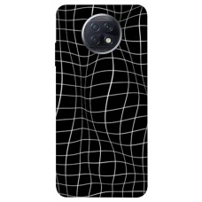 TPU чохол Demsky Warped grid для Xiaomi Redmi Note 9 5G / Note 9T