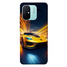 TPU чохол Demsky Yellow Porsche для Xiaomi Redmi 12C