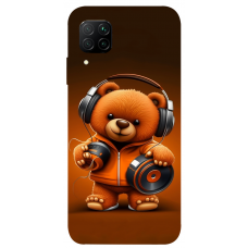 TPU чохол Demsky ведмежа меломан 2 (bear listening music) для Huawei P40 Lite