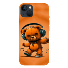 TPU чохол Demsky ведмежа меломан (bear listening music) для Apple iPhone 13 mini