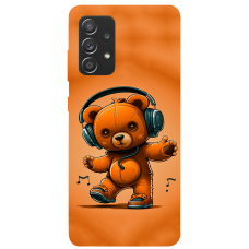 TPU чохол Demsky ведмежа меломан (bear listening music) для Samsung Galaxy A72 4G / A72 5G