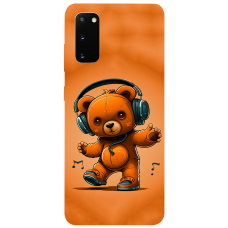 TPU чохол Demsky ведмежа меломан (bear listening music) для Samsung Galaxy S20+