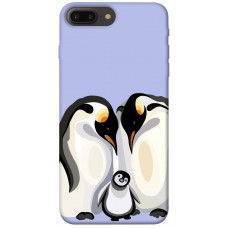 TPU чохол Demsky Penguin family для Apple iPhone 7 plus / 8 plus (5.5")