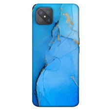 TPU чохол Demsky Синий с золотом для Oppo A92s