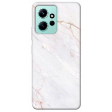 TPU чехол Demsky Белый мрамор 2 для Xiaomi Redmi Note 12 4G