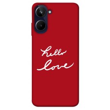 TPU чехол Demsky Hello love для Realme 10 4G