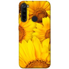 TPU чехол Demsky Букет подсолнухов для Xiaomi Redmi Note 8