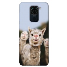 TPU чехол Demsky Funny llamas для Xiaomi Redmi Note 9 / Redmi 10X