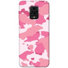 TPU чохол Demsky Розовый камуфляж 2 для Xiaomi Redmi Note 9s / Note 9 Pro / Note 9 Pro Max