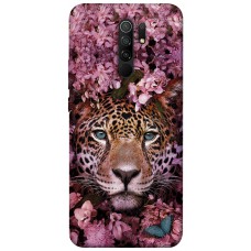 TPU чохол Demsky Леопард в цветах для Xiaomi Redmi 9
