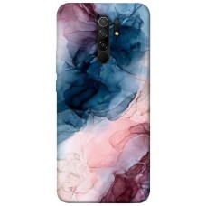 TPU чохол Demsky Розово-голубые разводы для Xiaomi Redmi 9