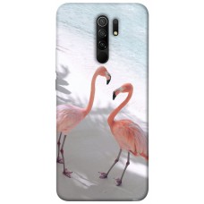 TPU чохол Demsky Flamingos для Xiaomi Redmi 9