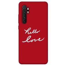 TPU чохол Demsky Hello love для Xiaomi Mi Note 10 Lite