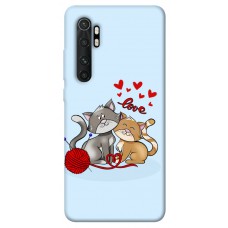 TPU чохол Demsky Два кота Love для Xiaomi Mi Note 10 Lite