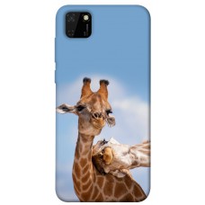 TPU чохол Demsky Милые жирафы для Huawei Y5p
