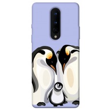 TPU чехол Demsky Penguin family для OnePlus 8