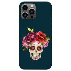 TPU чохол Demsky Flower skull для Apple iPhone 12 Pro Max (6.7")