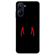 TPU чехол Demsky Red horns для Realme 10 4G