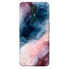 TPU чехол Demsky Розово-голубые разводы для OPPO F11 / A9 / A9X