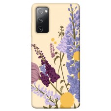 TPU чохол Demsky Flowers art для Samsung Galaxy S20 FE