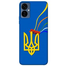 TPU чохол Demsky Квітучий герб для TECNO Camon 19 Neo