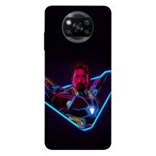 TPU чехол Demsky Comics style Железный Человек 2 для Xiaomi Poco X3 NFC