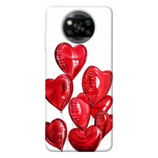 TPU чехол Demsky Heart balloons для Xiaomi Poco X3 NFC / Poco X3 Pro