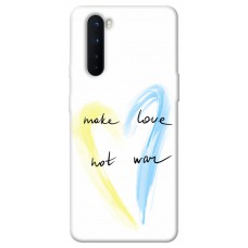 TPU чехол Demsky Make love not war для OnePlus Nord