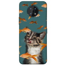 TPU чохол Demsky Cat with fish для Nokia G50