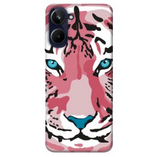 TPU чехол Demsky Pink tiger для Realme 10 4G