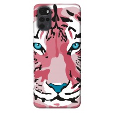 TPU чехол Demsky Pink tiger для Motorola Moto G22