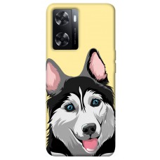 TPU чехол Demsky Husky dog для Oppo A57s