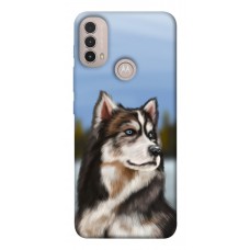 TPU чехол Demsky Wolf для Motorola Moto E40