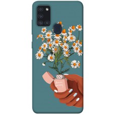 TPU чехол Demsky Chamomile mood для Samsung Galaxy A21s