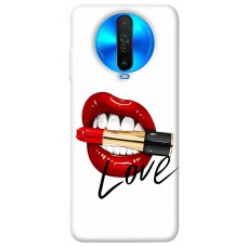 TPU чохол Demsky Красные губы для Xiaomi Poco X2