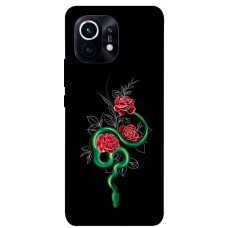 TPU чехол Demsky Snake in flowers для Xiaomi Mi 11