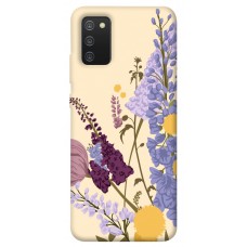 TPU чохол Demsky Flowers art для Samsung Galaxy A02s