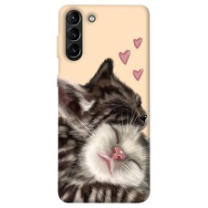 TPU чехол Demsky Cats love для Samsung Galaxy S21+