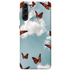 TPU чохол Demsky Summer butterfly для Samsung Galaxy S21+