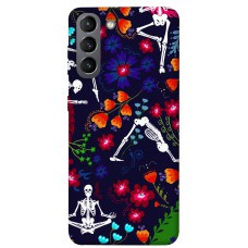 TPU чохол Demsky Yoga skeletons для Samsung Galaxy S21