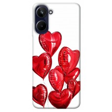 TPU чехол Demsky Heart balloons для Realme 10 4G